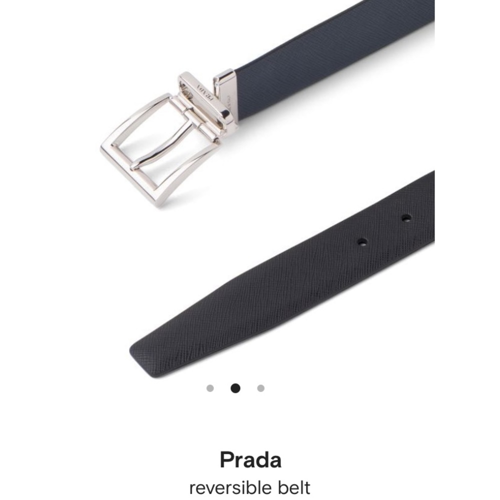 Men’s Prada belt reversible